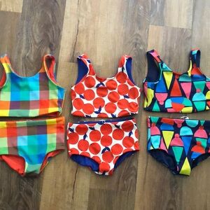 Hanna Andersson 3 2 piece swimsuits SZ 3T NEW